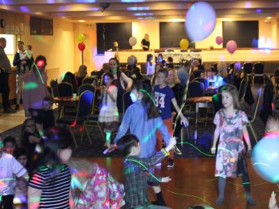 Picture of Andrew Mackenzie working at a kids party
